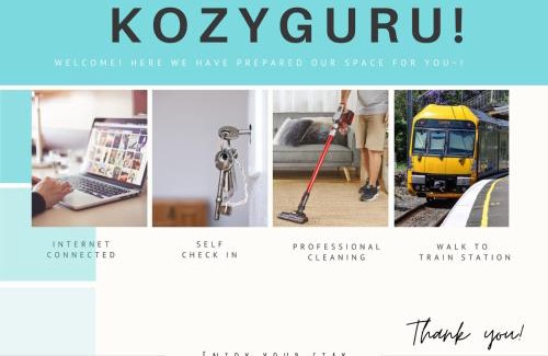 Rockdale Apartment | KozyGuru | Rockdale | Spacious Modern 2 Bedrooms Holiday Home