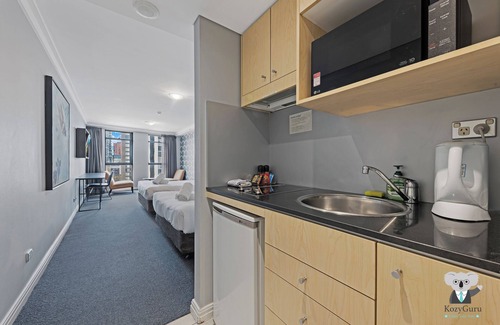 Haymarket Apartment | KozyGuru | Sydney CBD | 2 Bed Studio