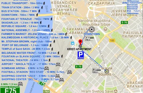 Savamala Apartment | Kristi Lux Apartment Center Free Parking Fast WiFi