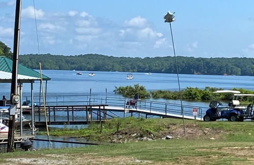 Gilbertsville House | KY Lake House 1 mile from Moors Resort w Boat Slip
