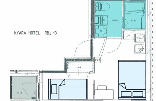 Kameido House | KYARA Hotel 亀戸402
