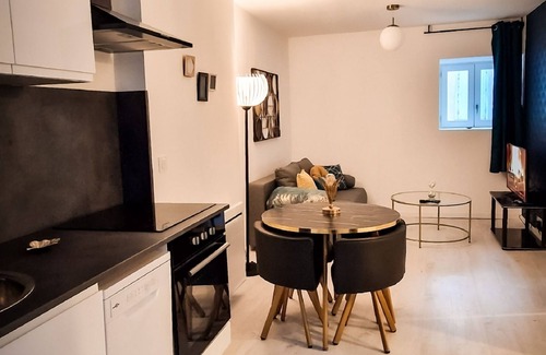 Villefranche-de-Rouergue Apartment | L'art Déco 3 Wifi,netflix,disney+coeur de Bastide
