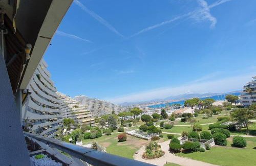Villeneuve Loubet Beach Apartment | L'ASTRONAUTE - Balcon vue mer - CLIM - place parking privée - Marina baie des anges