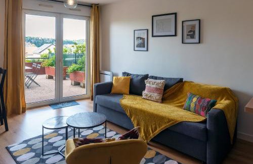 Brive-la-Gaillarde Apartment | L'Instant Terrasse - 1 Chambre
