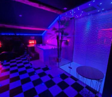 Serrieres Apartment | L'Interdit Suite Luxe Romantique Spa Balneo Sauna Hammam