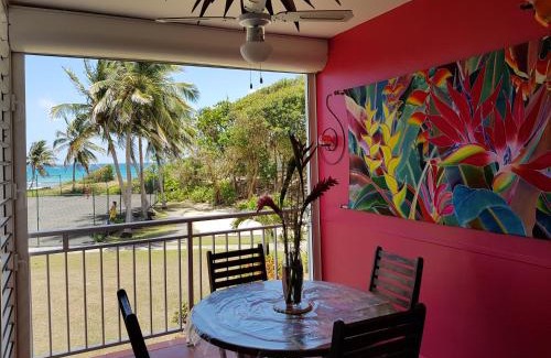 Anse des Rochers Apartment | L'oiseau du Paradis vue mer Studio a Saint Francois a 100 m de la plage
