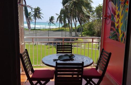 Anse des Rochers Apartment | L'oiseau du Paradis vue mer Studio a Saint Francois a 100 m de la plage