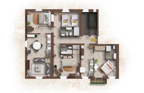 Certaldo Apartment | La Bellavista Toscana
