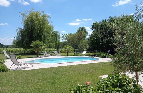 Saint-Paul House | La Casa Bonheur with heated and private swimming pool