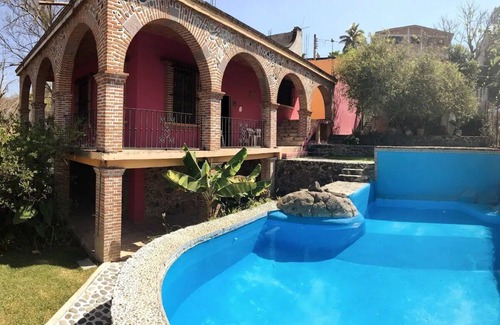 Xochitepec House | La Escondida, Alberca y Jardín