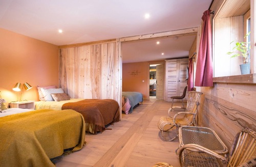 Cordon House | La Ferme des Fingères - Apartment with all comfort facing Mont-Blanc This old f