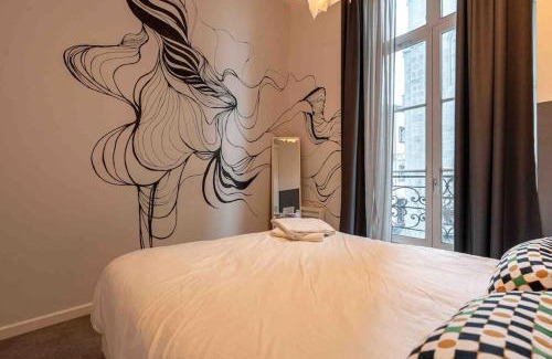 Riom Apartment | LA HUPPE - Bain Balnéo - Riom centre - 3 étoiles