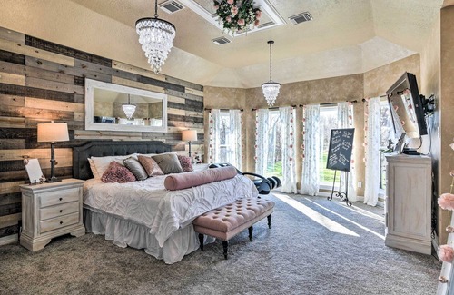 La Porte House | La Porte House w/ Grotto Pool on 5 Acres!