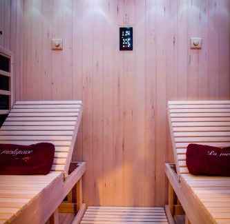 Roannes-Saint-Mary Villa | La prestigieuse Sauna Balnéo Ciné