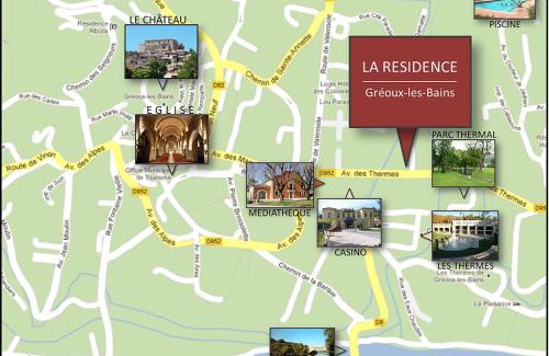 Greoux-les-Bains Apartment | La Residence - n° 05 - T2 classé *