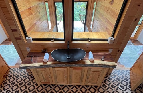 San Jose del Pacifico Cabin | Laberinto del Pacifico Cloud Cabin with Forest and Mountain View