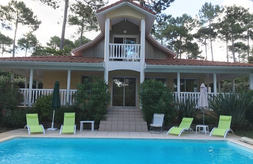 Lacanau-Ocean Villa | Lacanau Océan Eden Parc : Luxury villa with swimming pool on the 1st line of the golf course
