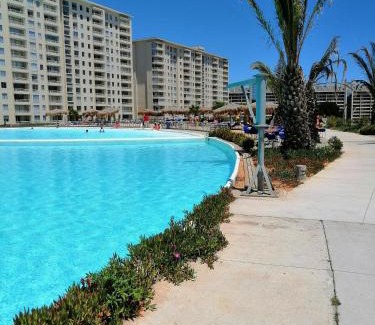 Algarrobo Apartment | Laguna Bahía Algarrobo edificio Océano 406