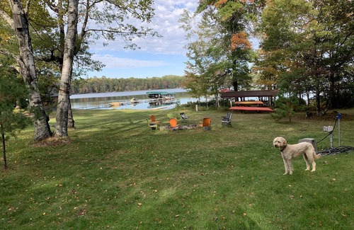 Solon Springs Cabin | Lake cabin sleeps 14, 3 bedrooms in Barnes WI.