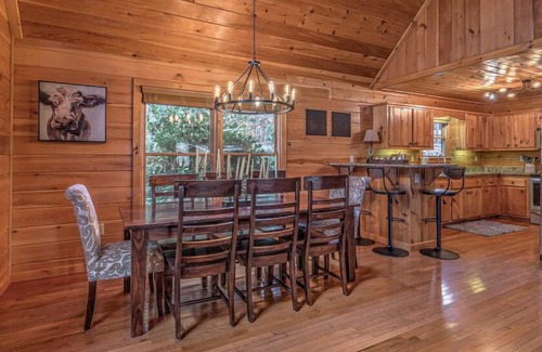Morganton Cabin | Lake Escape - Pet Friendly | Private Dock on Lake Blue Ridge | Hot Tub