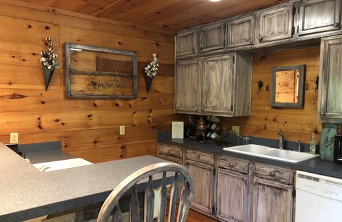 Sharps Chapel House | Lake Front Cabin in Private Cove with Covered Dock