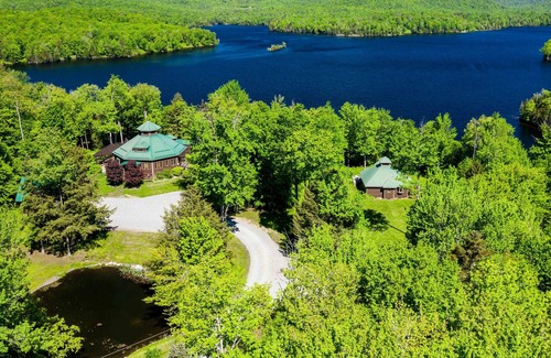 Hyde Park House | Lake Front Guest Home, on 16 acre Estate, lake and mountain views near Stowe, VT