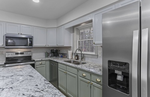 Milledgeville House | Lake front home on Lake Sinclair: Modern, fire pit, dock, private, pet-friendly!