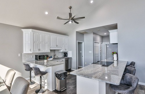 Mooresville House | LAKE FRONT Home with PRIVATE BEACH and HOT TUB on Lake Norman!
