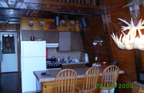 Conway Ski Chalet | LAKE FRONT Rustic Ski Chalet with Private Beach