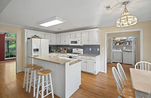 Fair Play House | Lake front with dock home in charming Fair Play with AC, fitness room