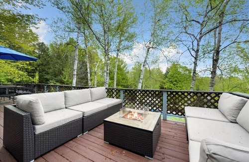 Warrensburg Cabin | Lake George Mountain Chalet on 2.45 acres with Fall Foliage, grill & fire pit.