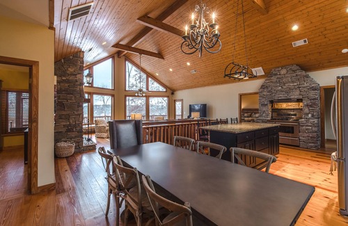 Westminster House | Lake Hartwell Mountain Home with Stunning Views and Deep Water Private Dock