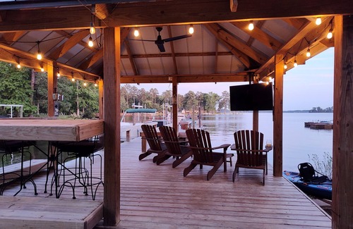 Chapin House | Lake Home with Pool Table, Dock, Kayaks, Fire Pits, Ice Maker