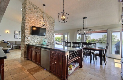 Brighton House | Lake House w/Hot tub, Boat Slip, Pool Table and Fire pit - 5 min to beach!