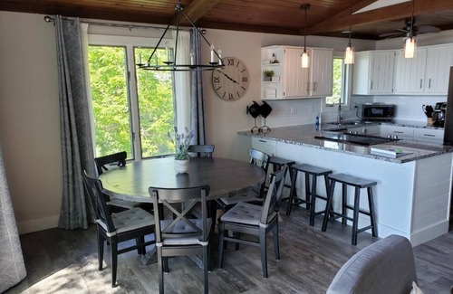 Mears Cottage | Lake Michigan Beachfront Cottage Huge Deck Low Bluff Newly Remodeled Kayaks SUP