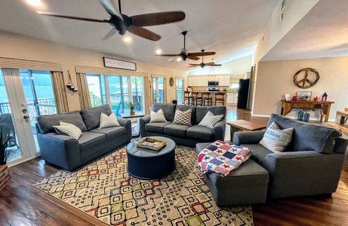 Lake Placid House | Lake Retreat for10 has Pool-Dock-4 Bedrooms-2 Bath Expansive Lakefront Views