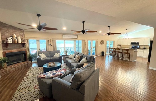 Lake Placid House | Lake Retreat for10 has Pool-Dock-4 Bedrooms-2 Bath Expansive Lakefront Views