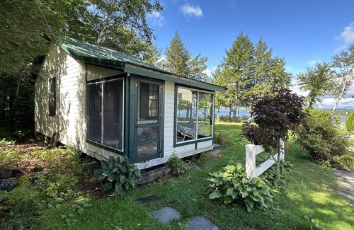 Wolfeboro House | Lake Wentworth Estate: Unobstructed Sunset Views, Private Beach, Fire Pit, Lawn
