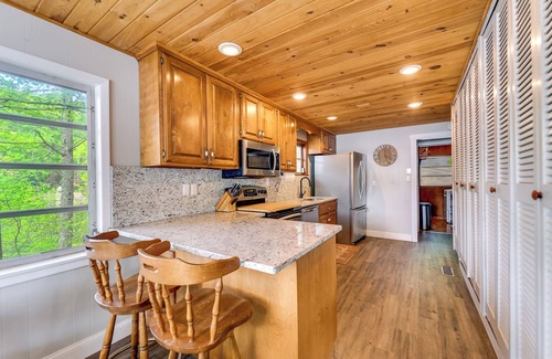 Santeetlah House | Lakefront A-Frame on a Point, Dog-Friendly