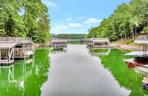 Flowery Branch House | Lakefront, Backyard Oasis, Camp Marshmallows, Indoor Gym, Saltwater Pool
