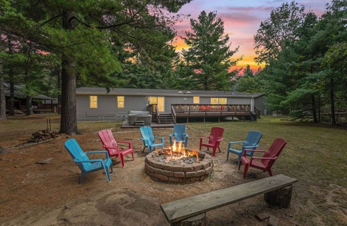 Friendship House | Lakefront Beauty with Hot Tub and Dock