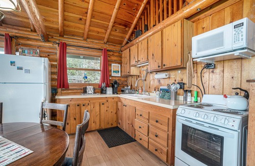 Empire Cabin | Lakefront cabin with 100 ft of Lake Michigan beach, full kitchen, loft, & deck
