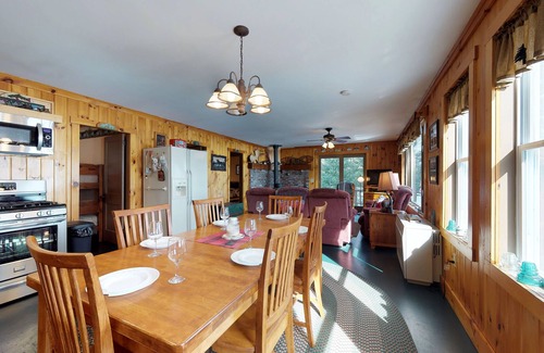 Greenville House | Lakefront Cabin with Lake Views, Cable, Beach Access & Private Dock