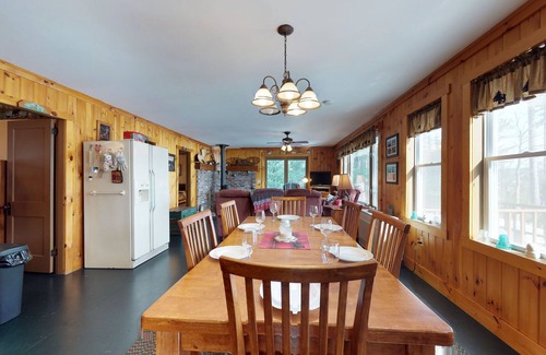 Greenville House | Lakefront Cabin with Lake Views, Cable, Beach Access & Private Dock