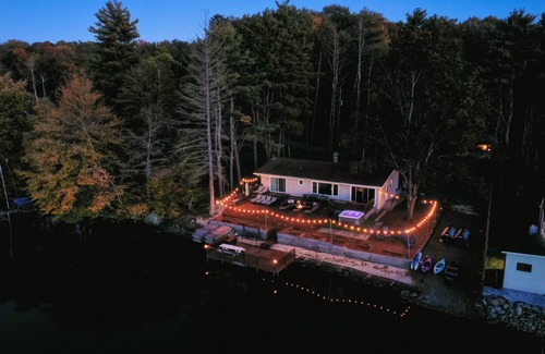 Monticello Cabin | Lakefront Catskills Escape with Hot Tub, Game Room, and Theater!