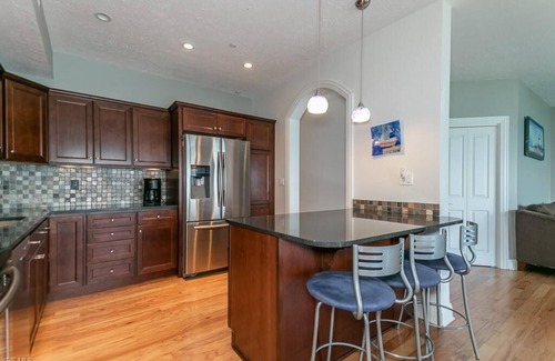 Geneva-on-the-Lake Condo | Lakefront Condo Sleeps 7-3br/2ba private beach/balcony/indoor pool specials-ask