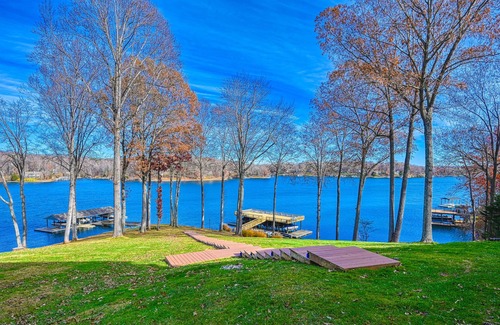 North Shore House | Lakefront, dog-friendly townhome with dock, boat slip, sunrise views & decks