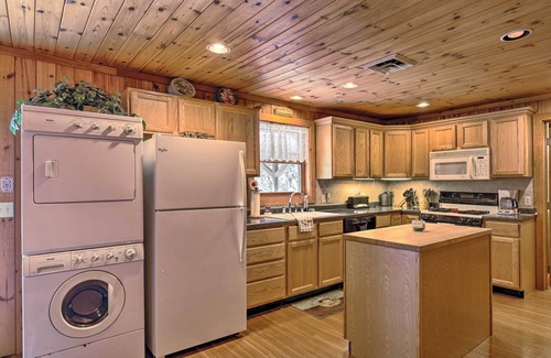 Park Falls Cabin | Lakefront Escape w/Fishing Pier & Snowmobiling!