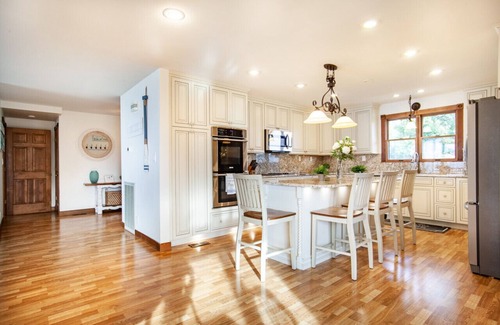 Dandridge House | Lakefront Escape w/Game Room, Hammock & Cozy Fireplace
