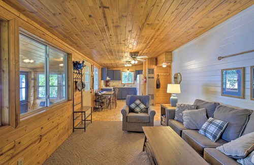 Hayward Cabin | Lakefront Family Escape w/Views, Dock, & Kayaks!